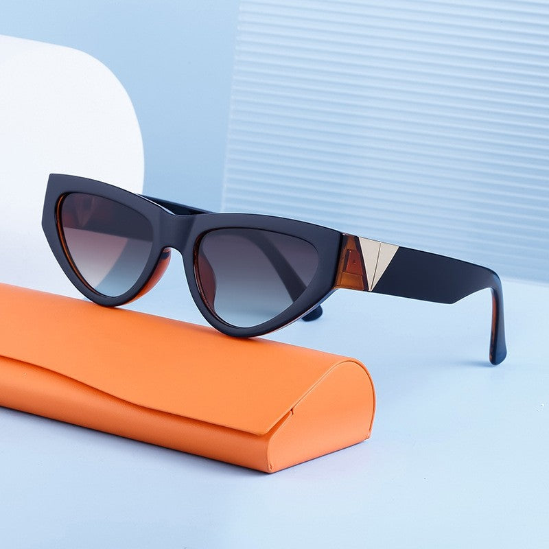 Fashion Cat Eye YK2 Small Frame UV Protection Sunglasses