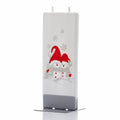 Flatyz Two Snowmen & Red Hats Candle