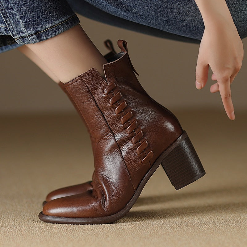 Retro British-Style Dr Martens Over-the-Knee Boots