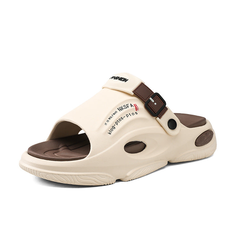 Men's EVA Slip-On Outdoor Slippers | Non-Slip Breathable Summer Slides