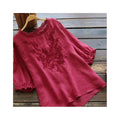 Breathable Loose Fit Embroidered T-Shirt