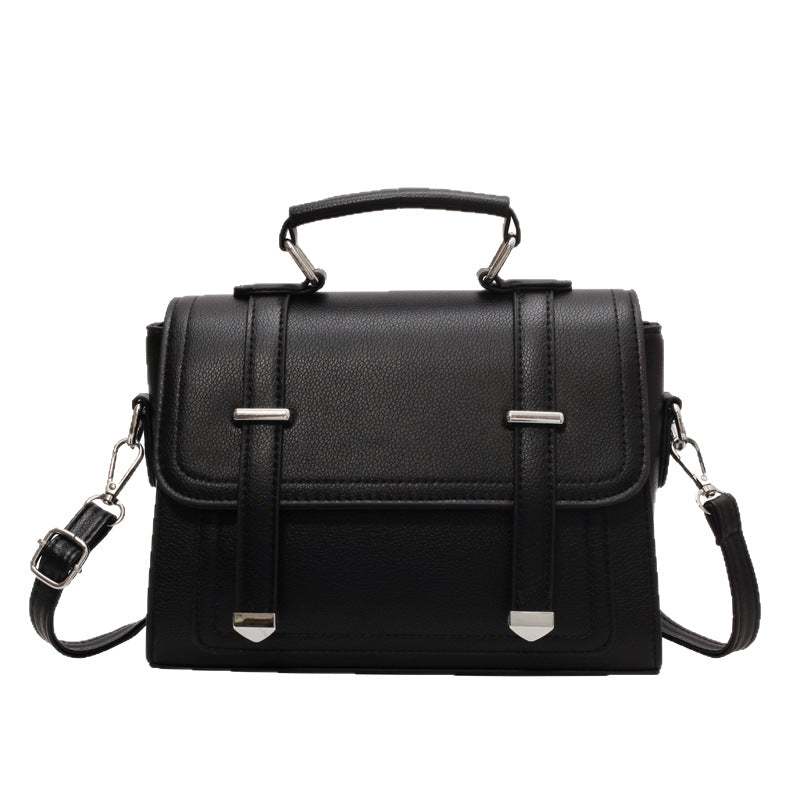 Women's Minimalist Crossbody Shoulder Bag - Versatile PU Leather Handbag with Multiple Compartments
