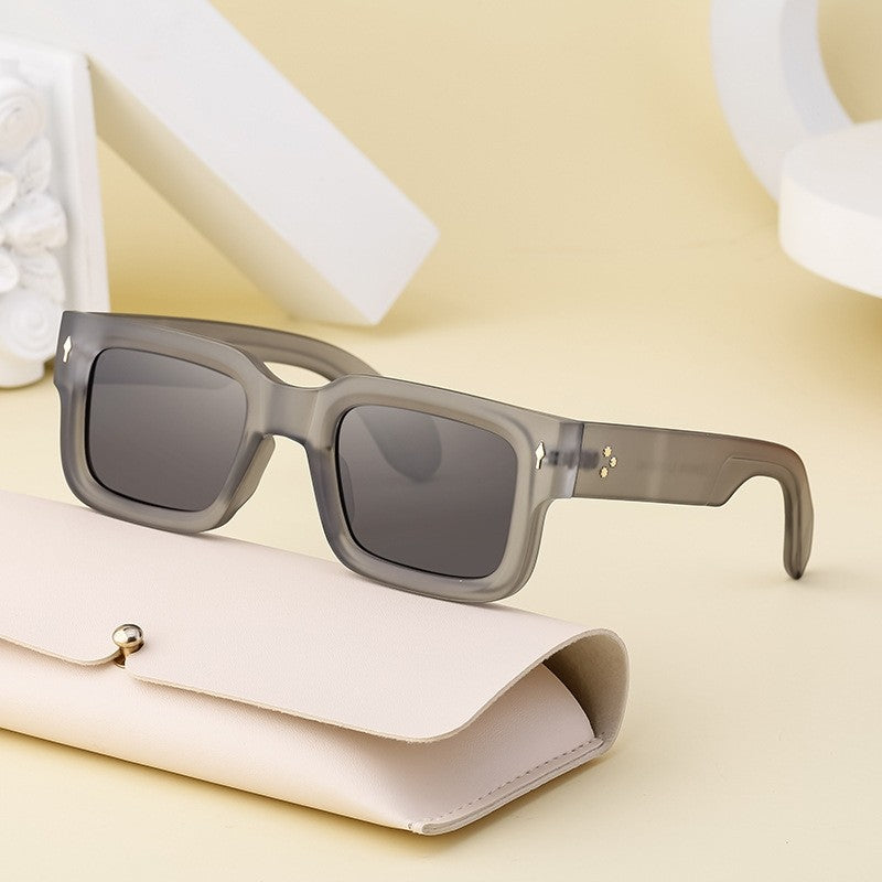 Men's Fashion Polarized Square Frame Sunglasses