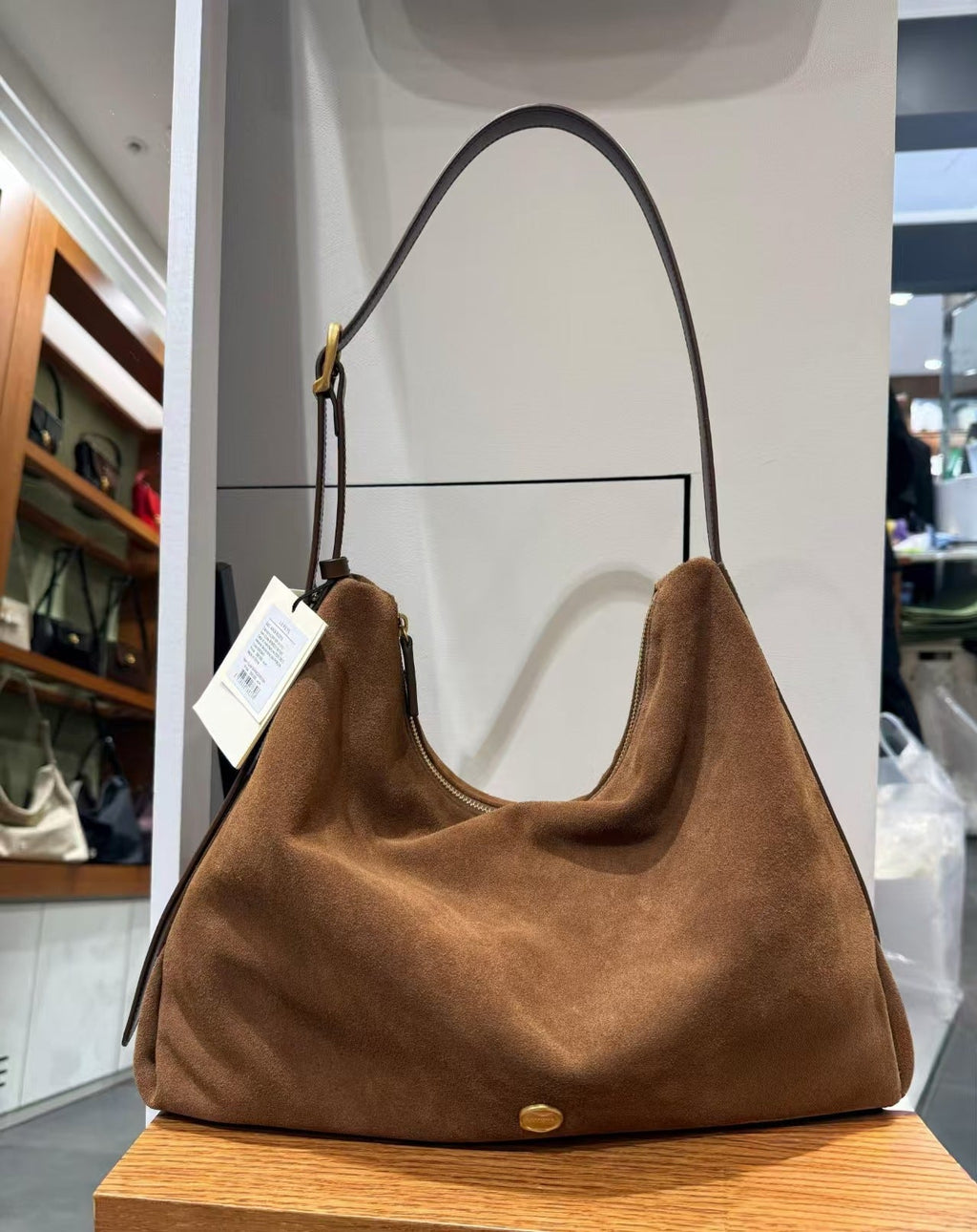 Women's Suede Tote Bag – Large Capacity Shoulder & Underarm Bag | Sarah Express
