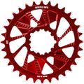 Wheels Manufacturing Direct Mount Chainring - 32t SRAM 3-Bolt Direct Mount 3mm Offset Compatible Hyperglide+ Chain Red