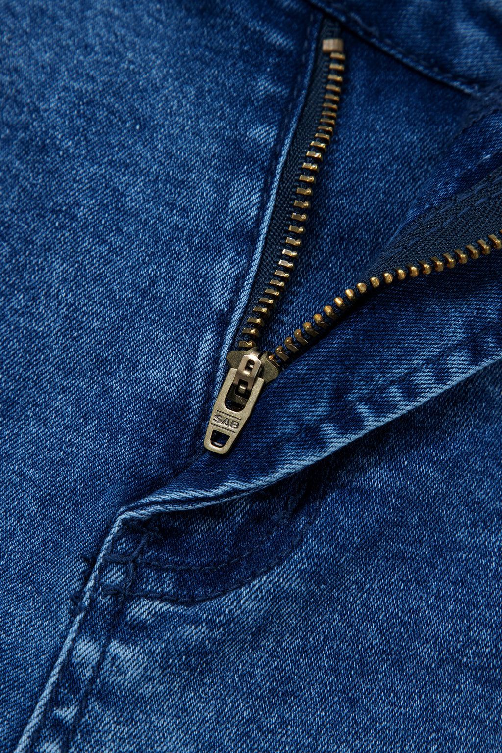 Sail Blue Frayed Cropped Straight Jeans