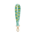Handwoven Colorful Wristband Keychain for Stress Relief