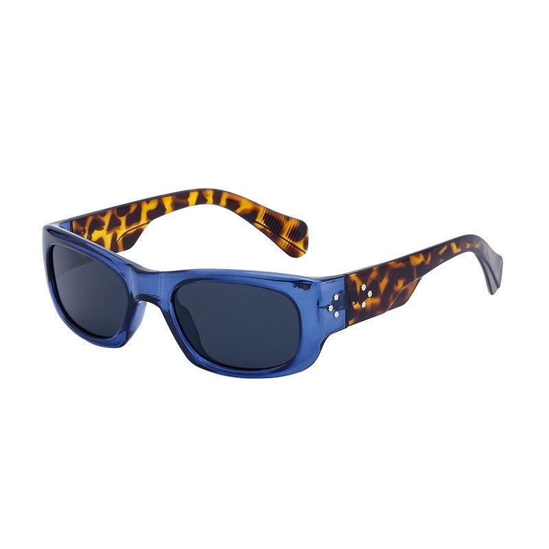 UV400 Unisex Full Square Frame Polarized Sun Protection Eyewear Sunglasses