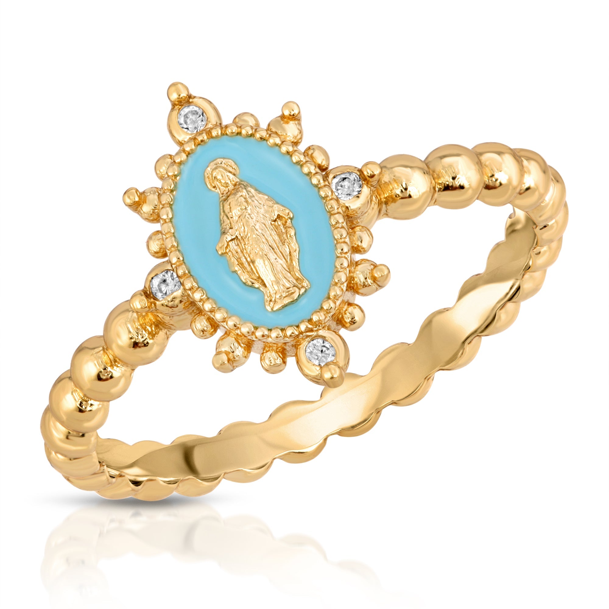 Preorder: Lady Lourdes Ring - Aqua