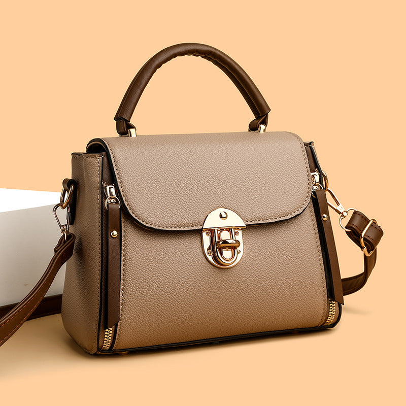 Retro Tote Shoulder Bag - Urban Minimalist PU Leather Handbag for Women