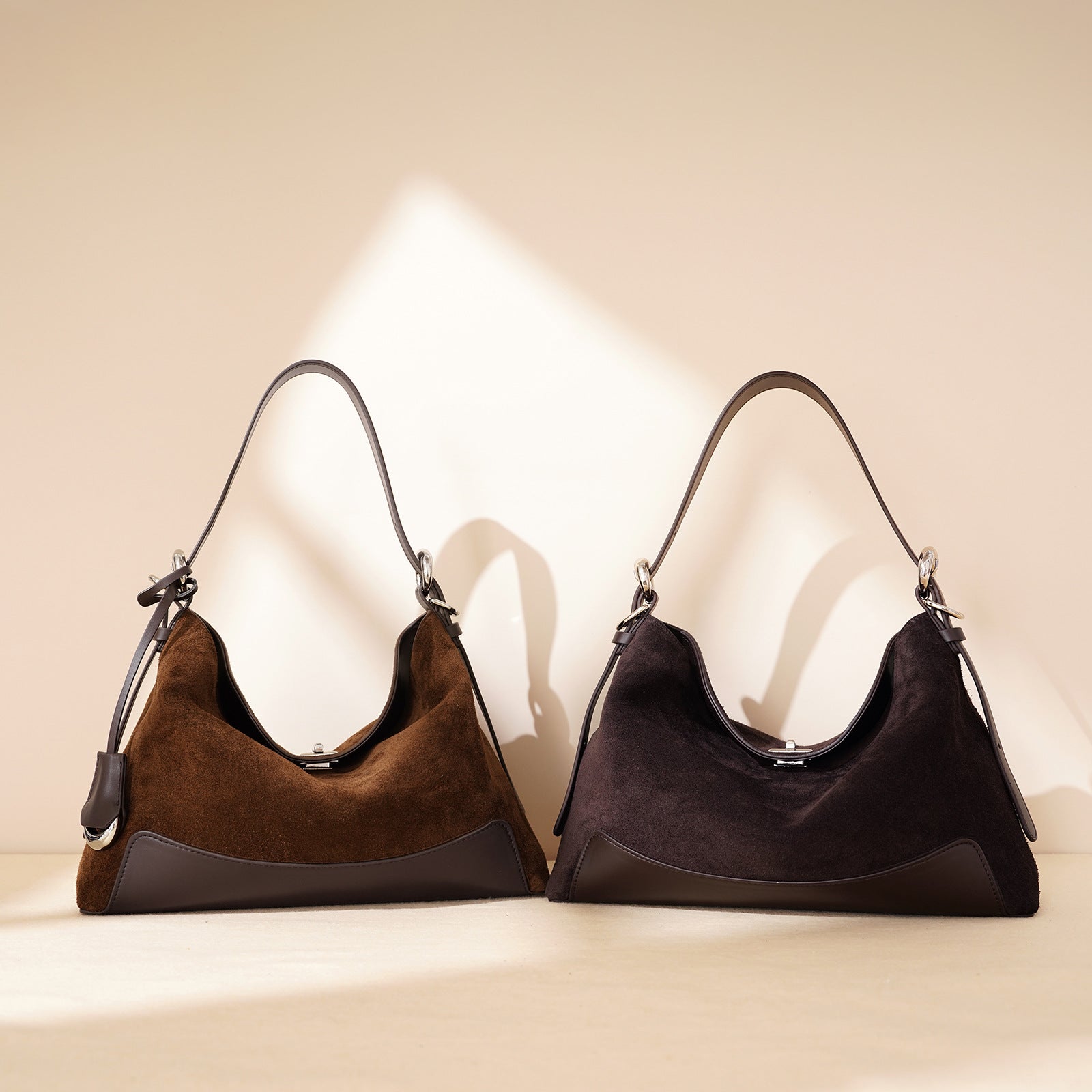 Women's Large Capacity Commuter Bag – Matte Cowhide Shoulder & Crossbody Handbag