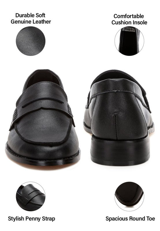 Reiga Low Block Heel Loafers