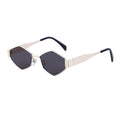 Irregular Metal Sunglasses For Women's Fashion