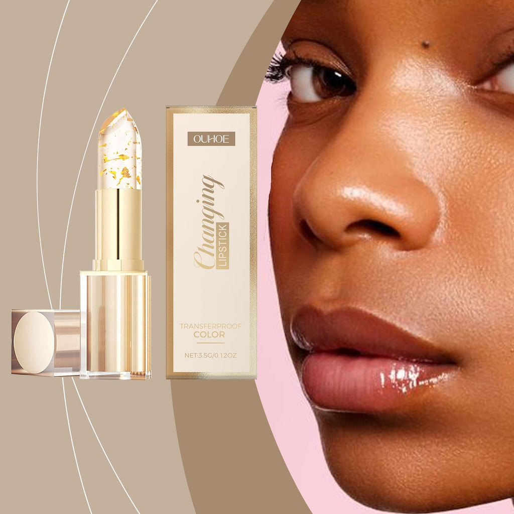 Gold Leaf Color-Changing Nourishing Lipstick