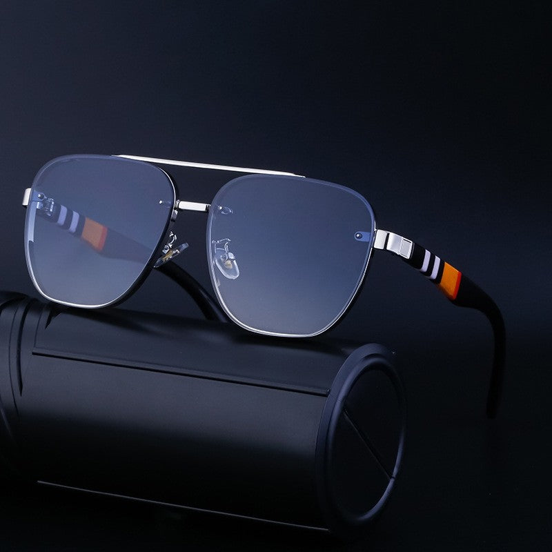 Fashion Trendy Rimless Square Sunglasses
