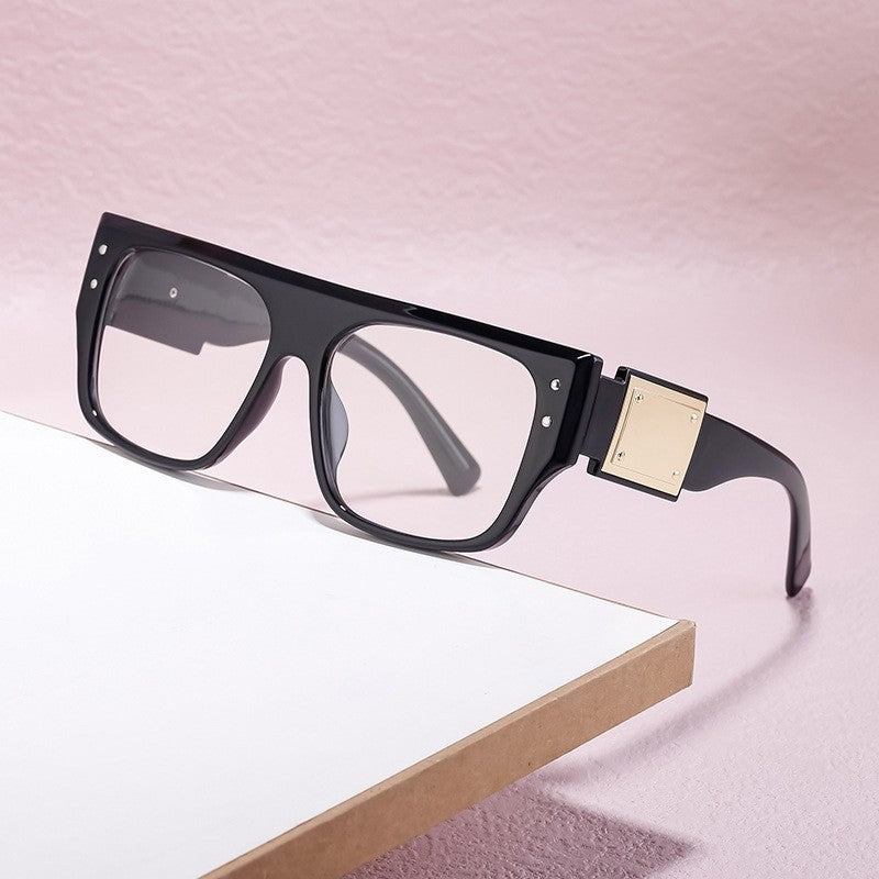 Unisex UV400 Square Frame Color Changing Sun Protection Eyewear Sunglasses