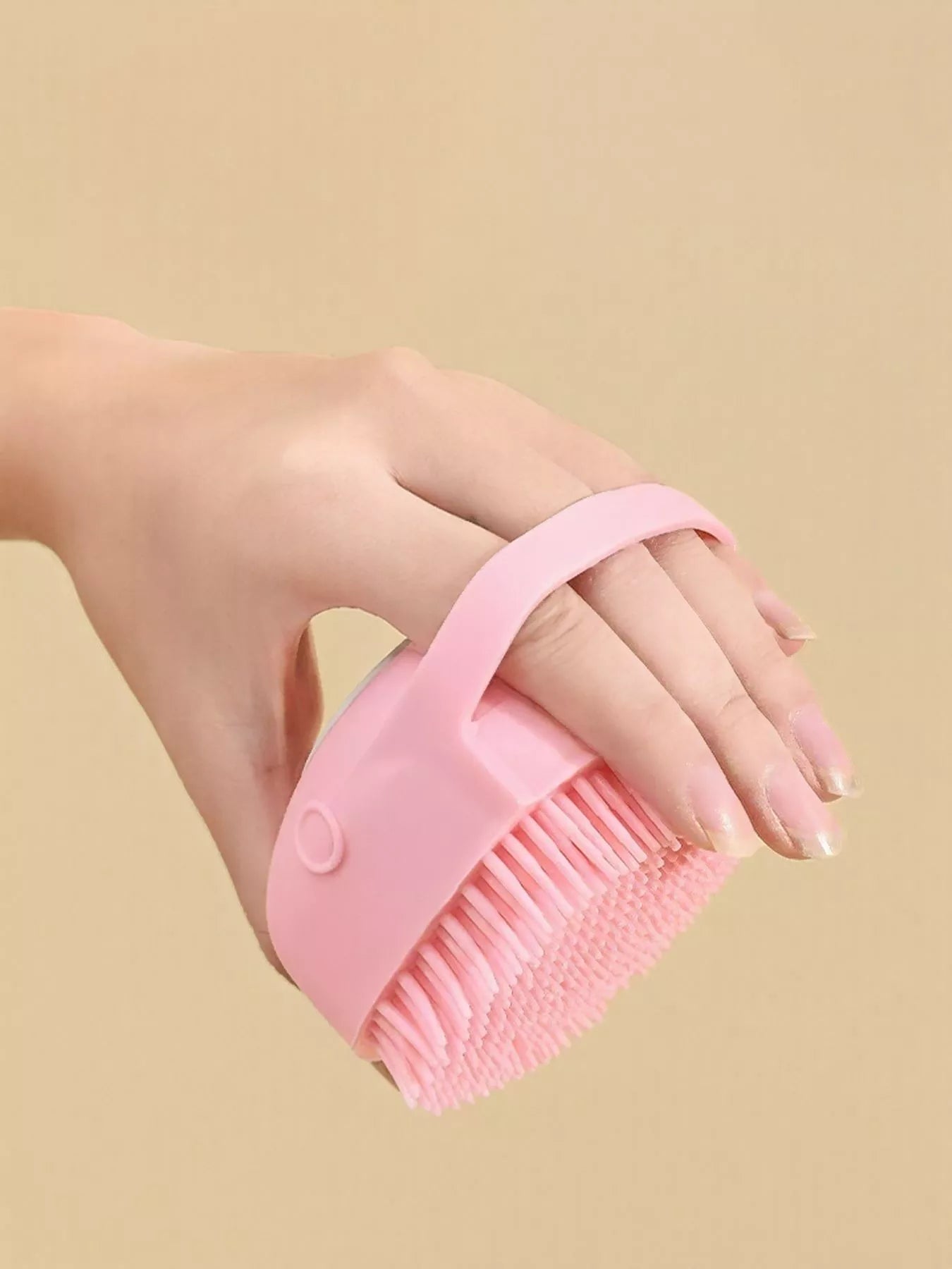Cute Cartoon Silicone Pet Bath Brush