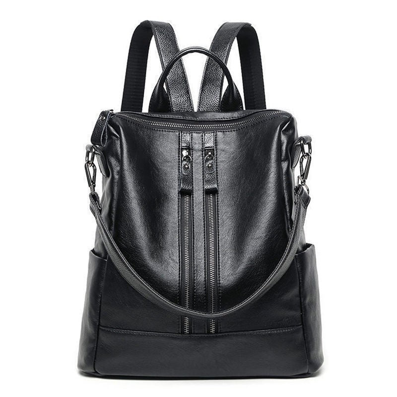 Stylish PU Leather Shoulder Bag with Spacious Storage