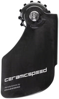 CeramicSpeed OSPW Pulley Wheel Aero System Shimano 9200/9250 8100/8150 - Coated Races Alloy Pulley Carbon Cage BLK