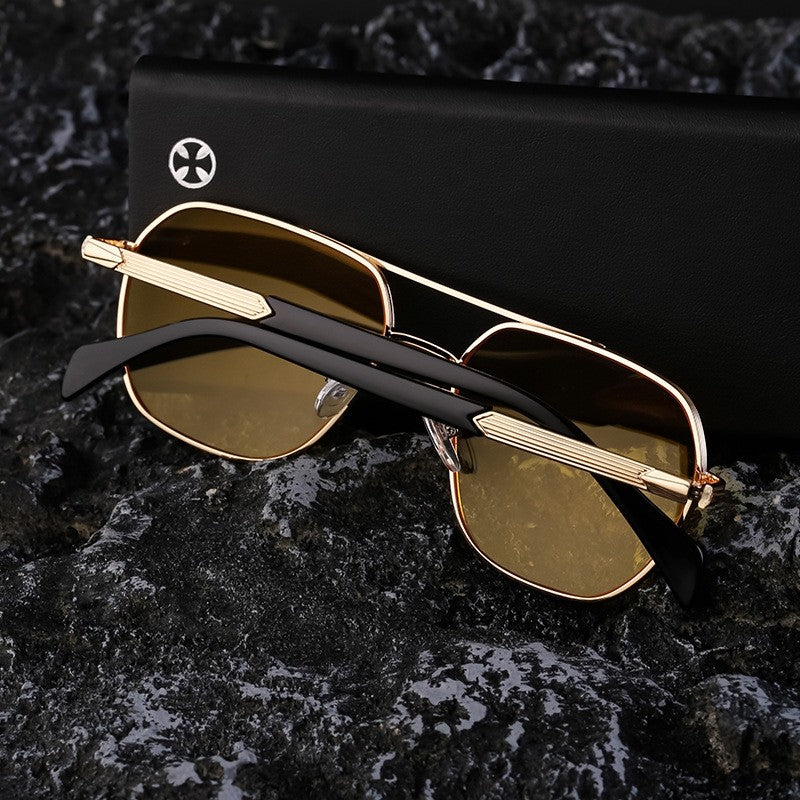 Fashion Square Full Frame UV400 Sun Protection Outdoor Eyewear Sunglasses