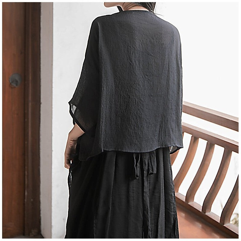 Versatile Bamboo Joint Sun Protection Shirt in Solid Color