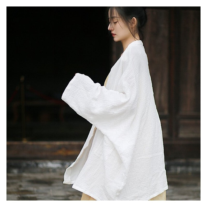 Cozy Relaxed-Fit Oversized Solid Cardigan