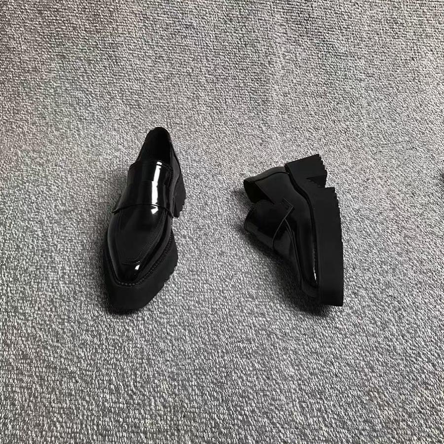 Chunky Platform Slip-On Loafers