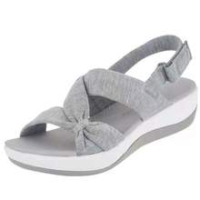 Women's Platform Roman Sandals | Sponge Cake Sole | Fish Mouth Open Toe | Velcro Strap