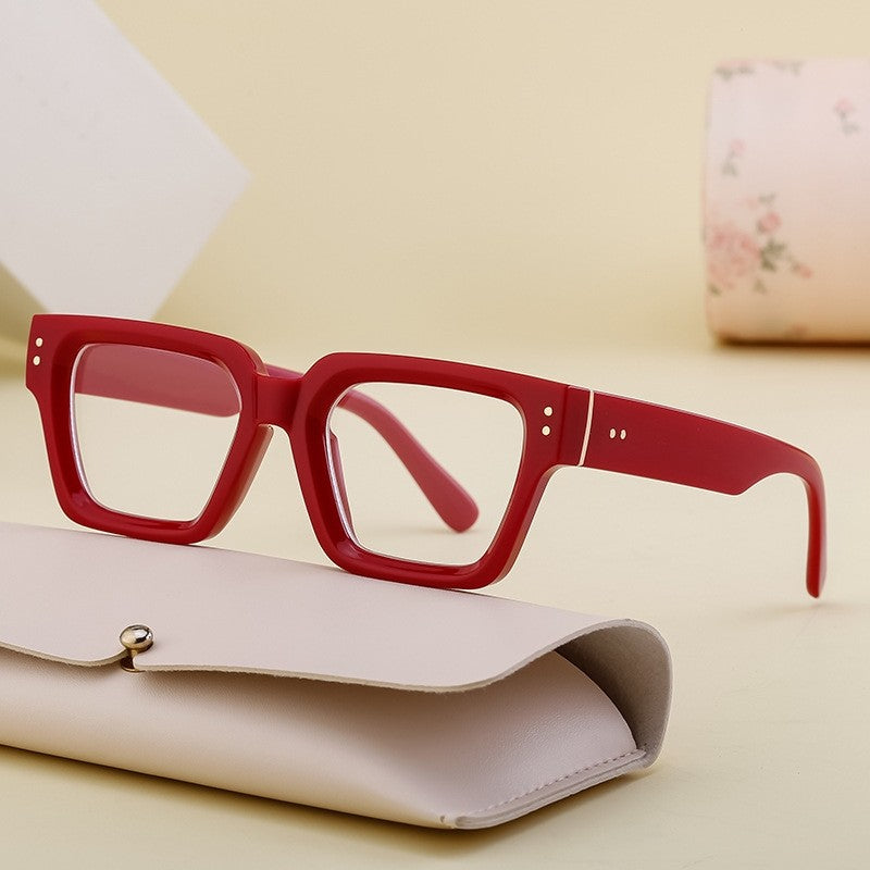 Unisex Fashionable Square Frame Flat Mirror