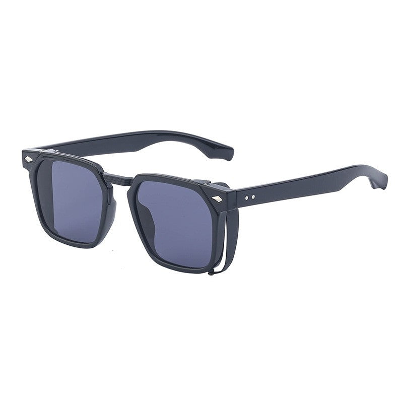 Retro Steampunk Square Sunglasses Fashion