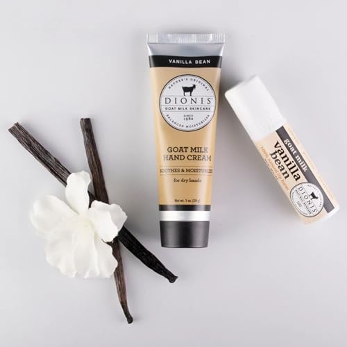 Dionis Vanilla Bean Goat Milk Lip & Hand Set