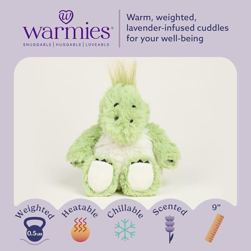 Warmies Junior Green Dinosaur