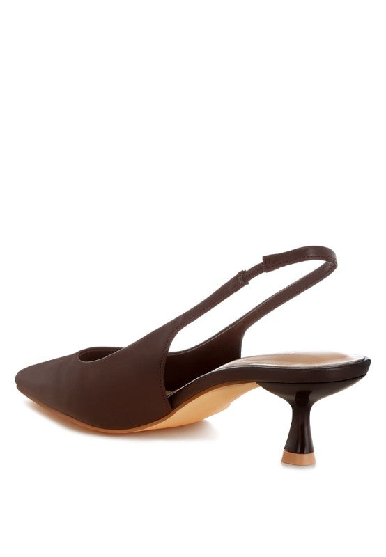Shala Kitten Heel Slingbacks