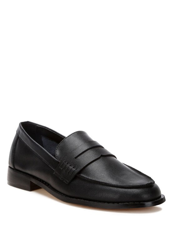 Reiga Low Block Heel Loafers