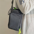 Water-Resistant Oxford Cloth Crossbody Bag - Casual Outdoor Hiking Shoulder Bag