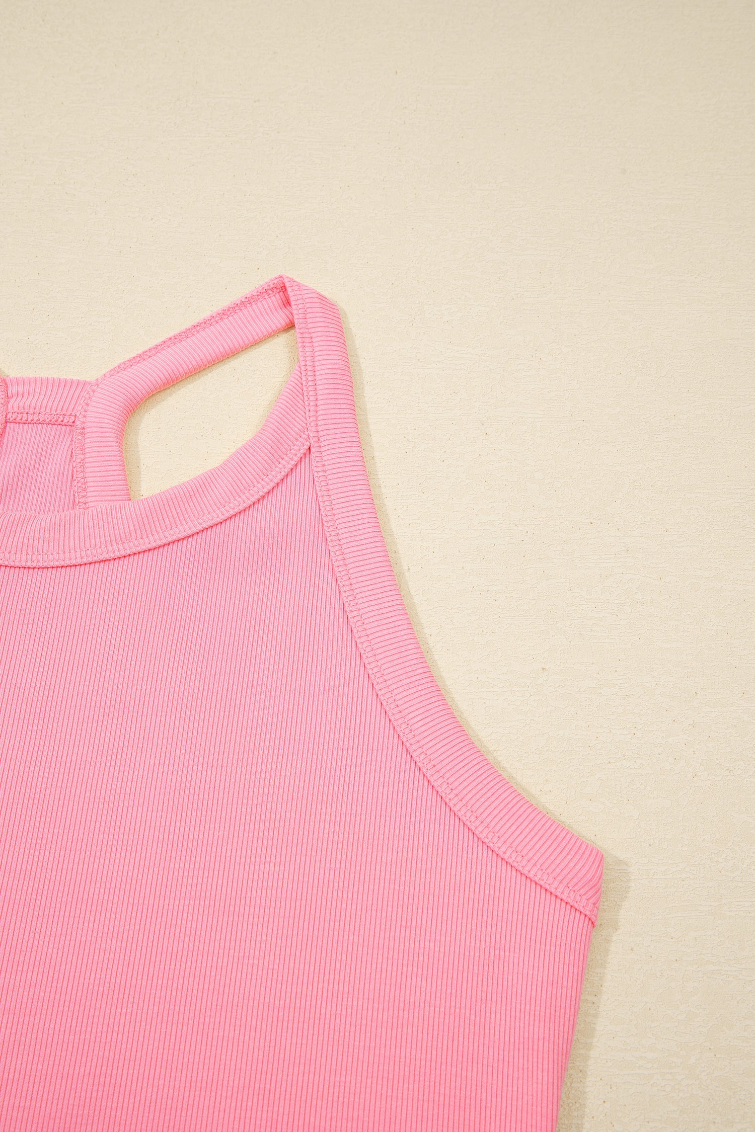 Sachet Pink Slim Tank Top Elastic Waist Mini Skort 2pcs Outfit