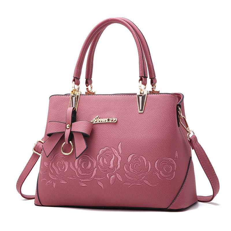 Women's Vegan Leather Crossbody Bag - Adjustable Strap Shoulder Handbag