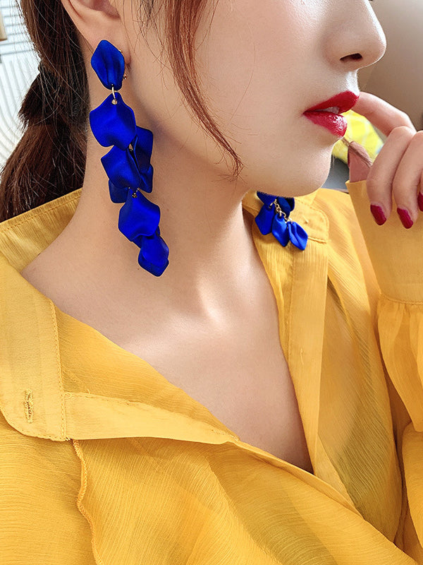 Chic Tasseled Acrylic Earrings