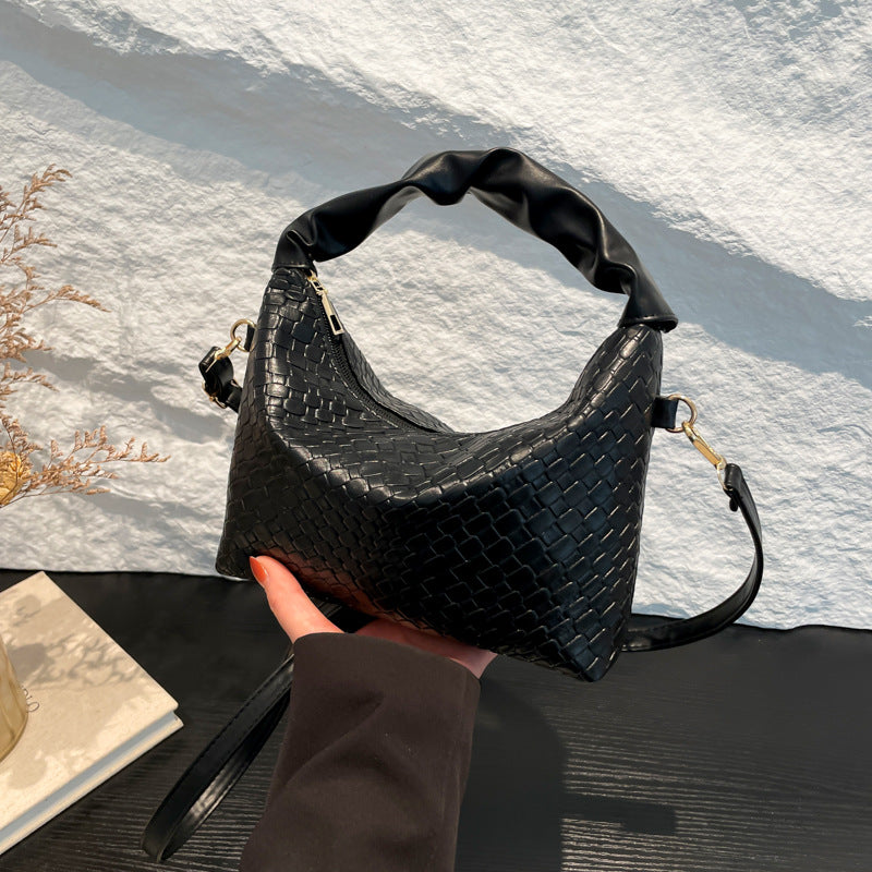 Large Capacity PU Leather Shoulder Bag