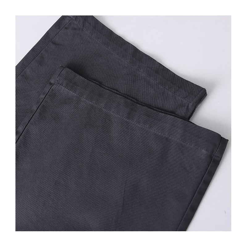 Wide Leg Pocketed Trousers in Solid Color