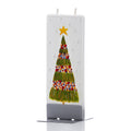 Flatyz Decorated Christmas Tree with Star Candle