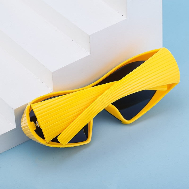 Men's Fashion Sports One Piece Alien Sunglasses