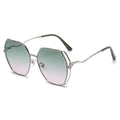 Fashion Large Metal Frame Outdoor Sun Protection Polarized Sunglasses
