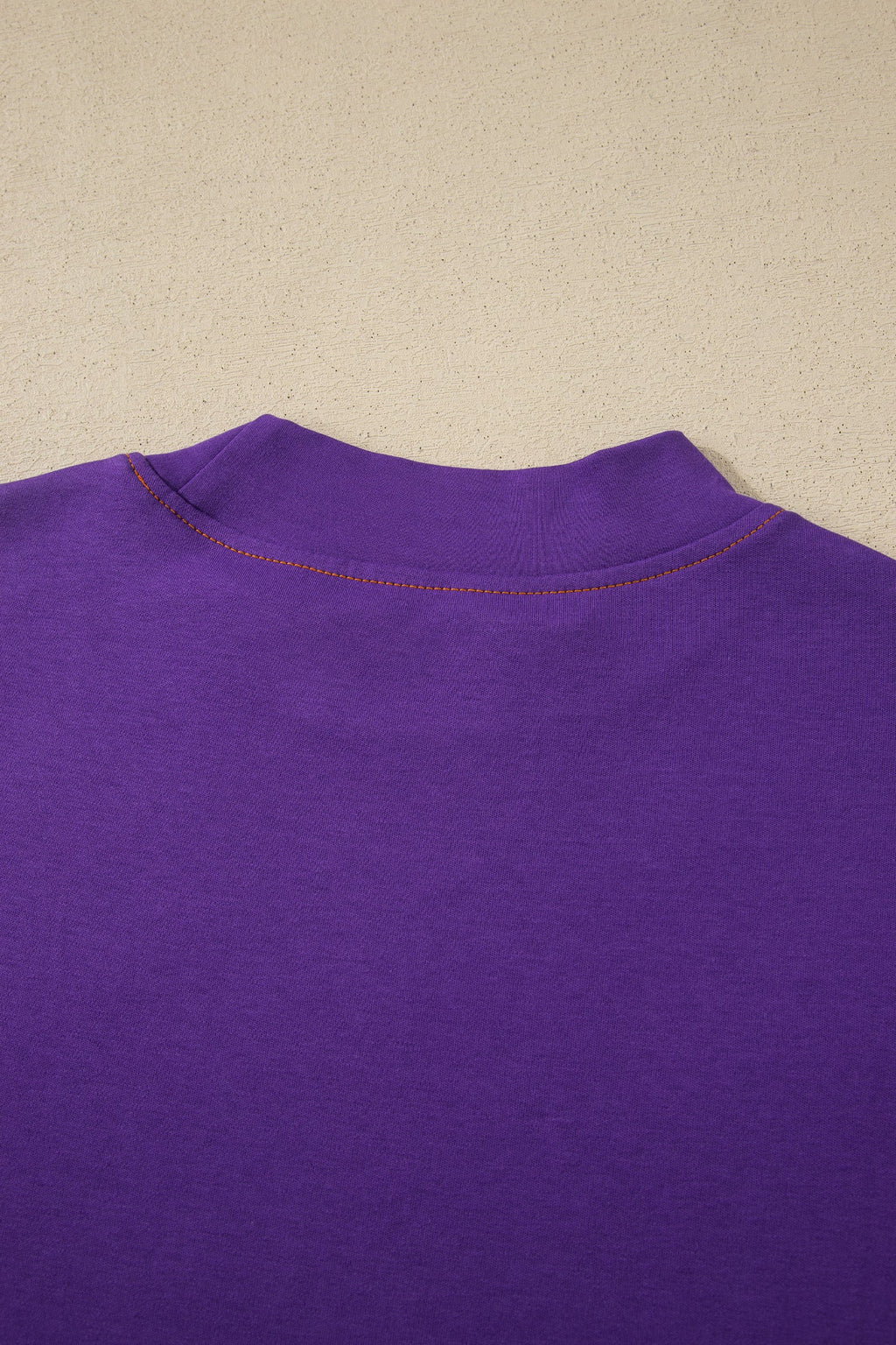 Tillandsia Purple Reversible Contrast-Stitched T-Shirt