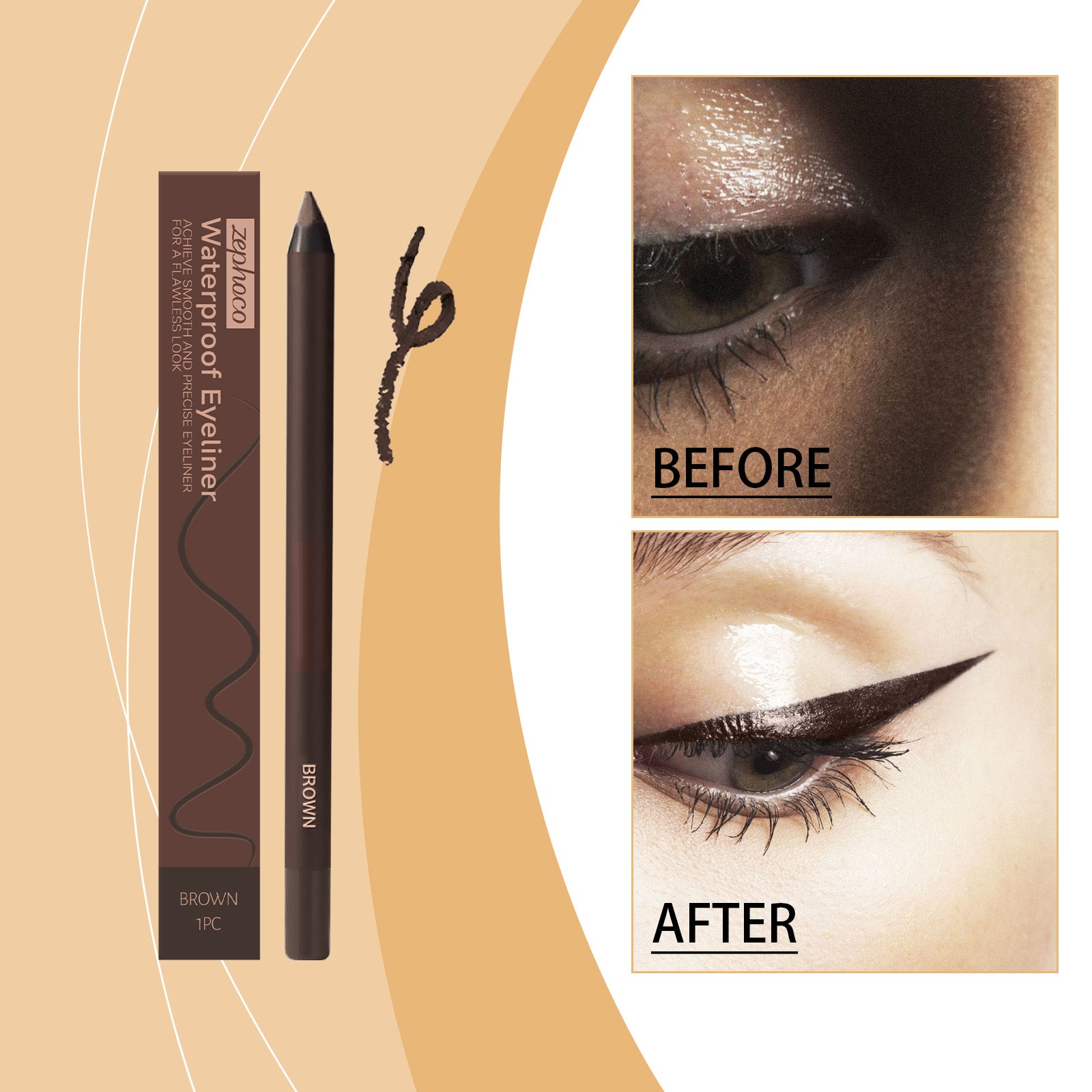 ZEPHOCO Waterproof Eyeliner Pencil Series