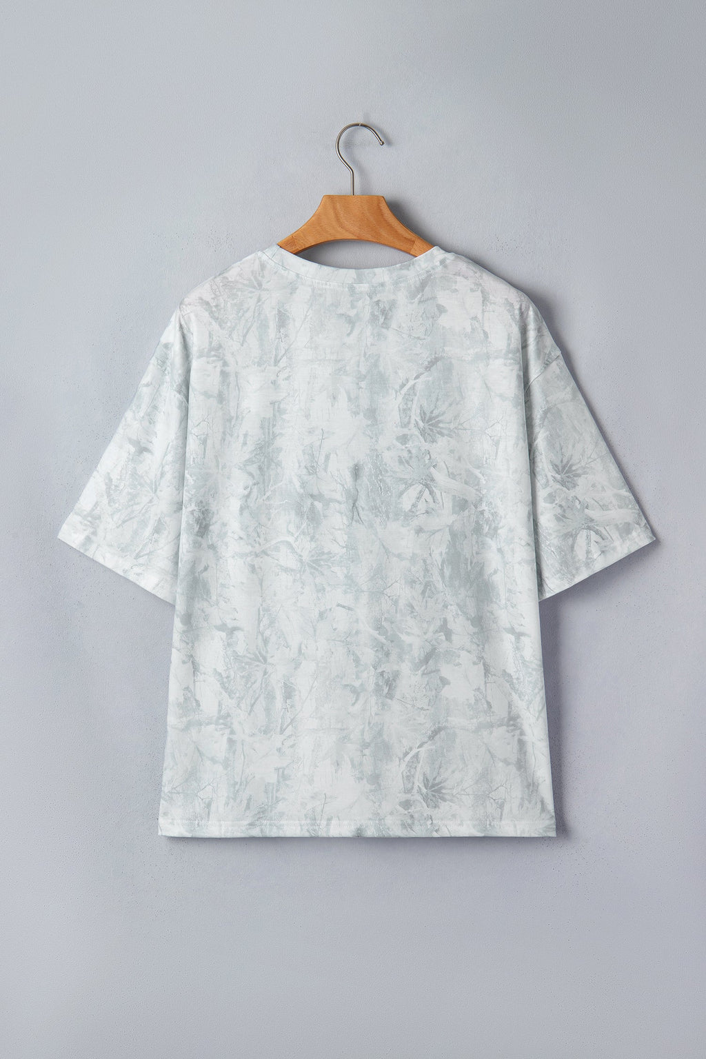 Gray Love Like Jesus Camouflage Oversized T Shirt