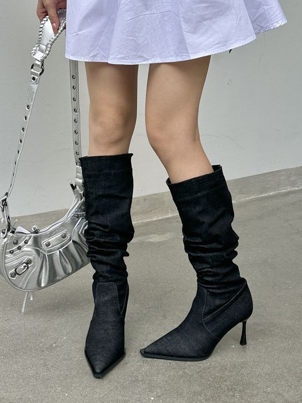 Stilettos Pointed-Toe Boots