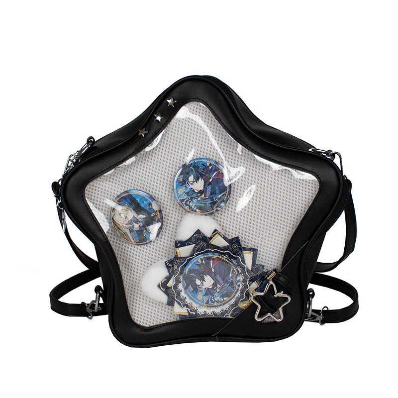 Cool Mini Heart Backpack for Girls – Cute PU Leather Mini Soreback Bag