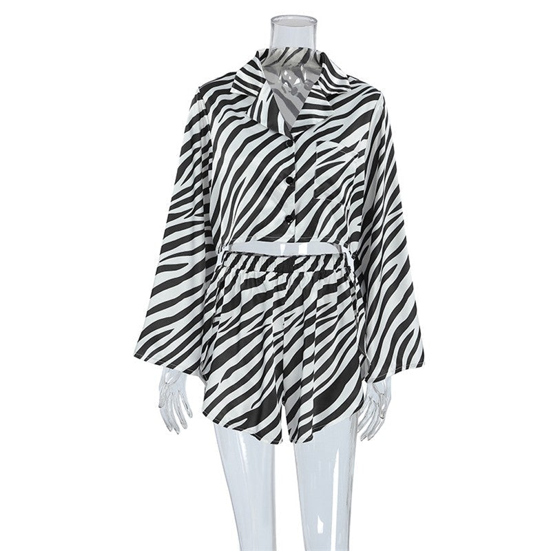 Short-Sleeve Top and Shorts Co-ord Set