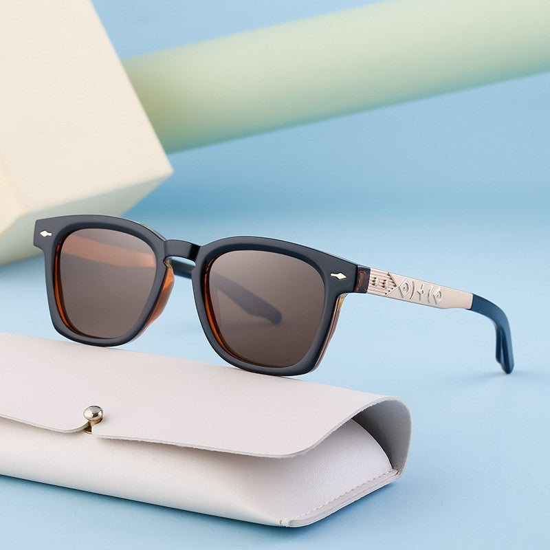 Men's Trendy Retro Box Sunglasses